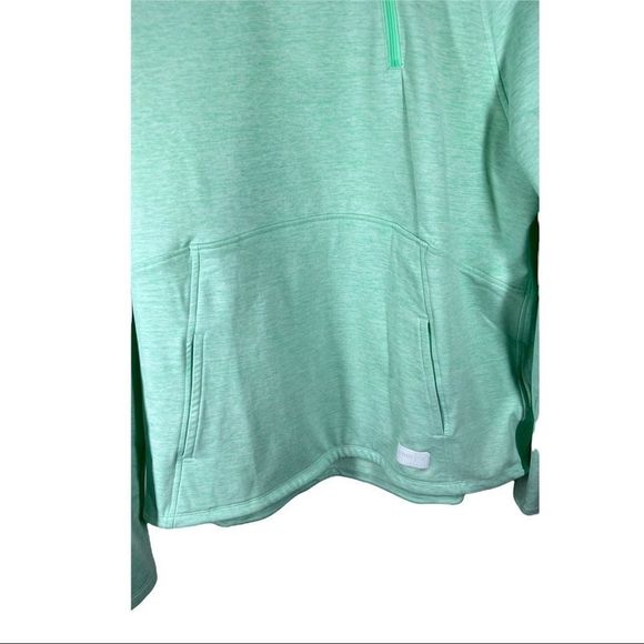 PUMA Womens Sz 2XL Cloudspun Warmup Offset Pullover Kangaroo Pocket 1/4 Zip - Picture 4 of 7